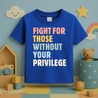 Fight For Those Without Your Privilege Women Rights Feminist Toddler T-Shirt thumb 3