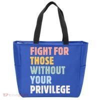 Fight For Those Without Your Privilege Women Rights Feminist Tote Bag thumb 0