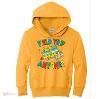 Funny Field Trip Anyone Kids Hoodie thumb 0