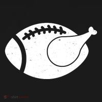 Funny Football Turkey Thanksgiving Sports Fan Women's Tank Top thumb 5