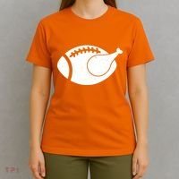 Funny Football Turkey Thanksgiving Sports Fan T-Shirt thumb 4