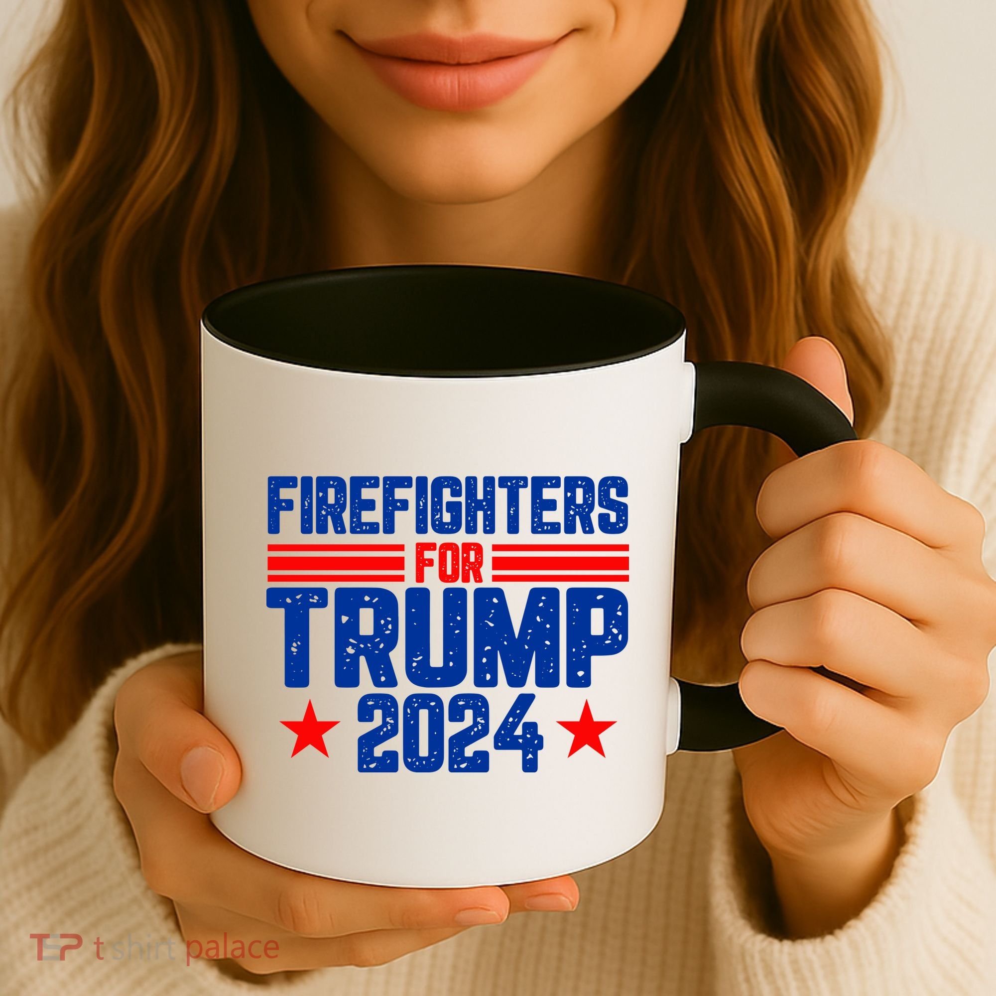 Firefighters For Trump 2024 Coffee Mug