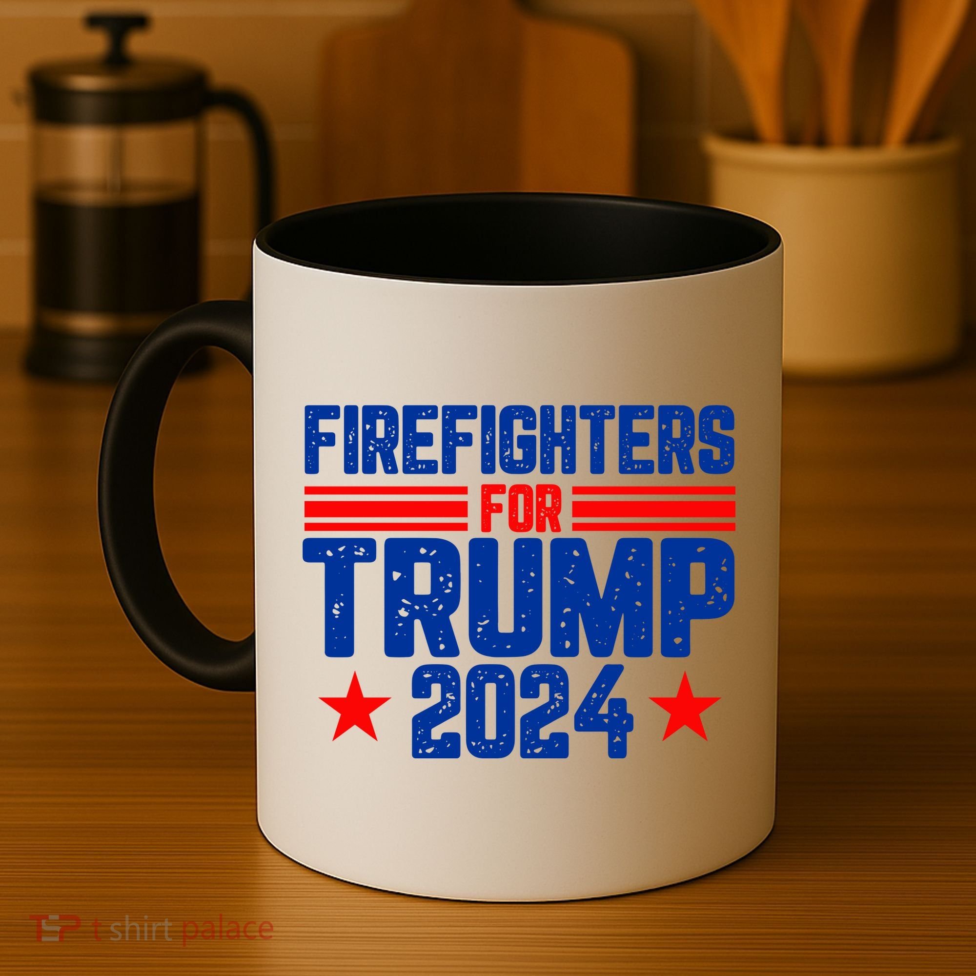Firefighters For Trump 2024 Coffee Mug