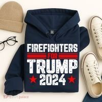 Firefighters For Trump 2024 Hoodie thumb 4