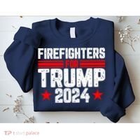 Firefighters For Trump 2024 Sweatshirt thumb 2