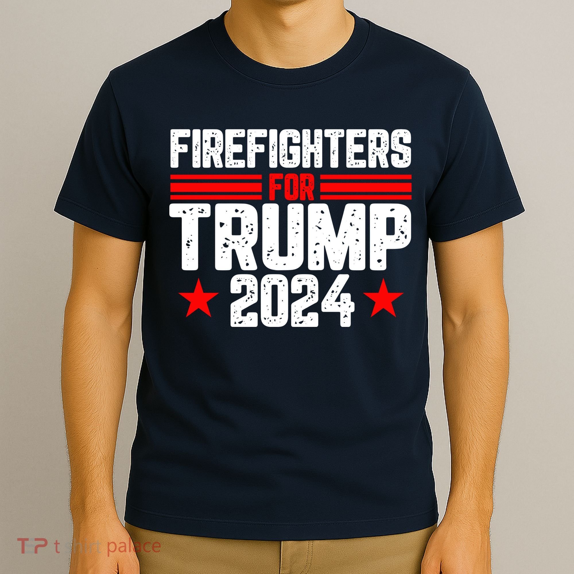 Firefighters For Trump 2024 T-Shirt