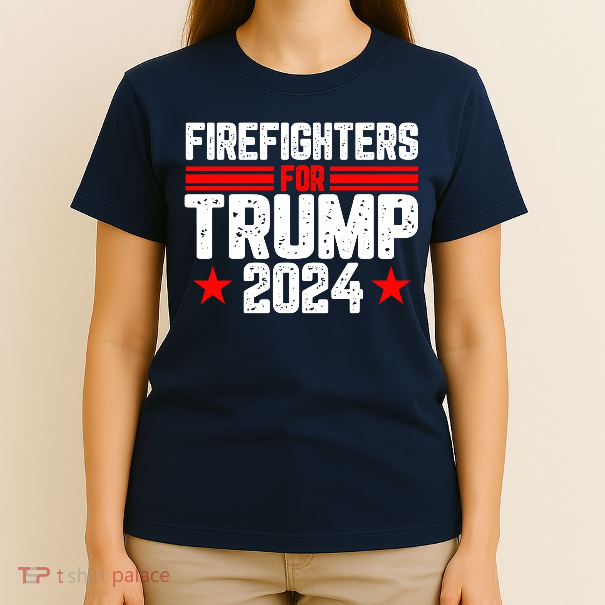 Firefighters For Trump 2024 T-Shirt