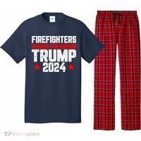 Firefighters For Trump 2024 Pajama Set thumb 0