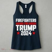 Firefighters For Trump 2024 Women's Tank Top thumb 3