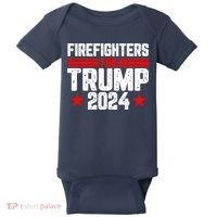Firefighters For Trump 2024 Baby Bodysuit thumb 0