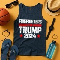 Firefighters For Trump 2024 Tank Top thumb 4