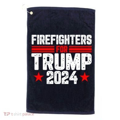 Firefighters For Trump 2024 Golf Towel