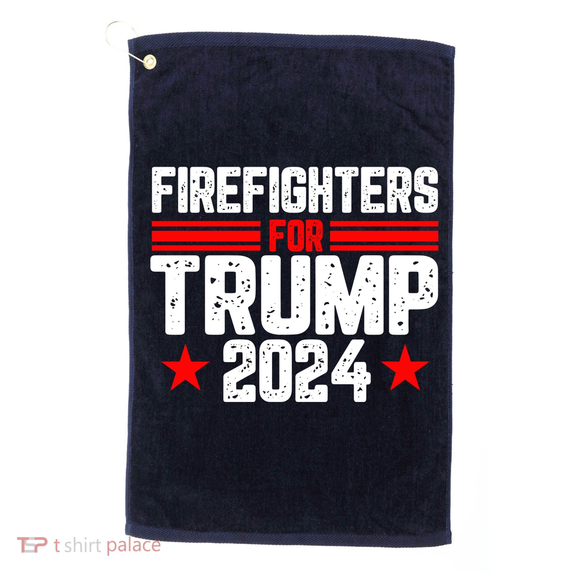 Firefighters For Trump 2024 Golf Towel