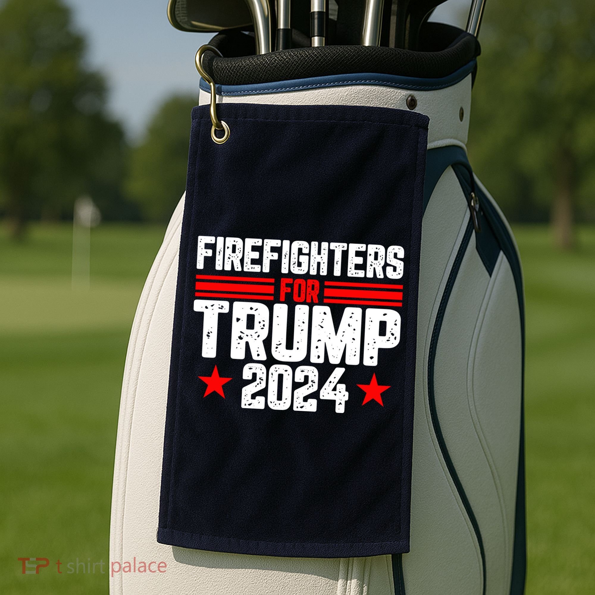 Firefighters For Trump 2024 Golf Towel