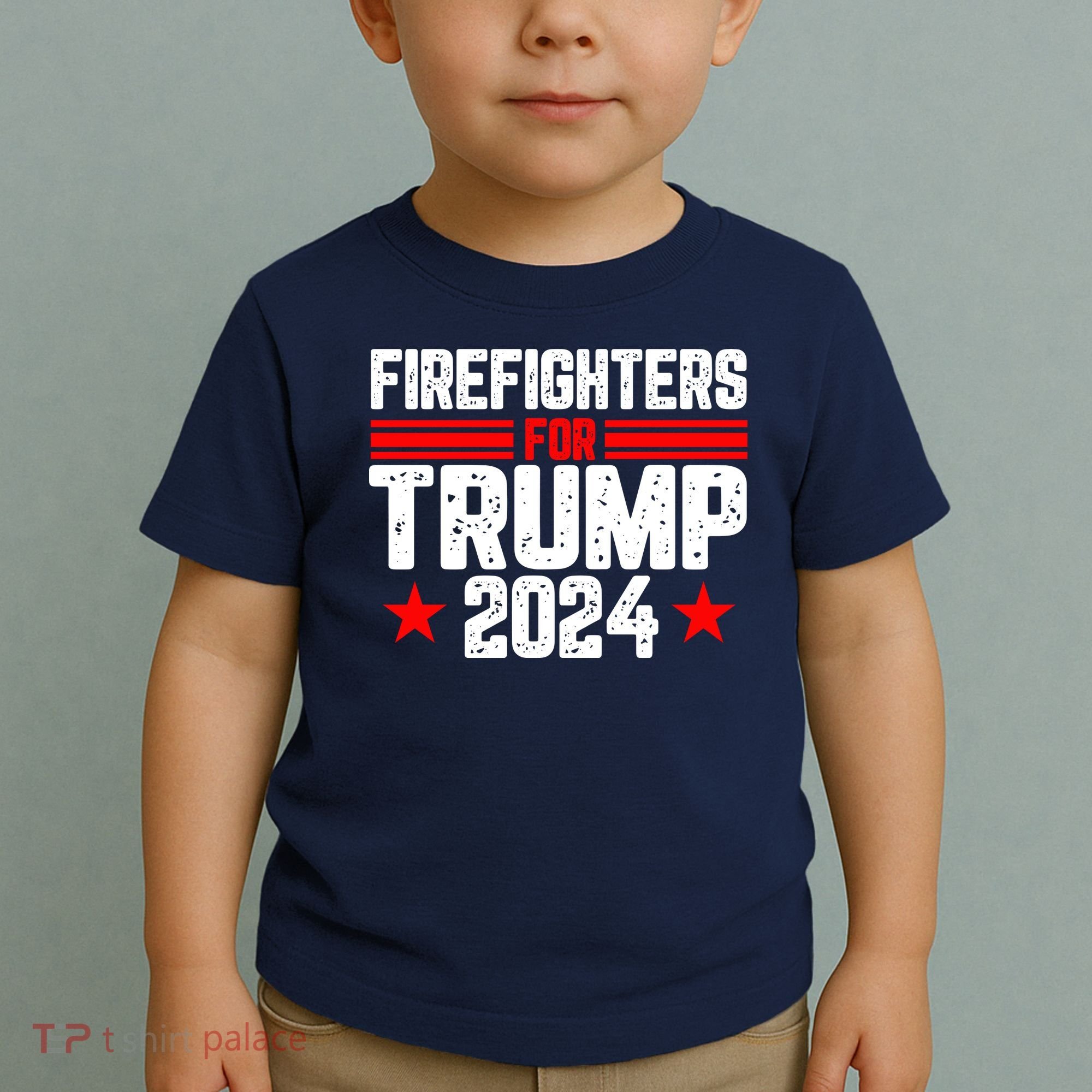 Firefighters For Trump 2024 Toddler T-Shirt