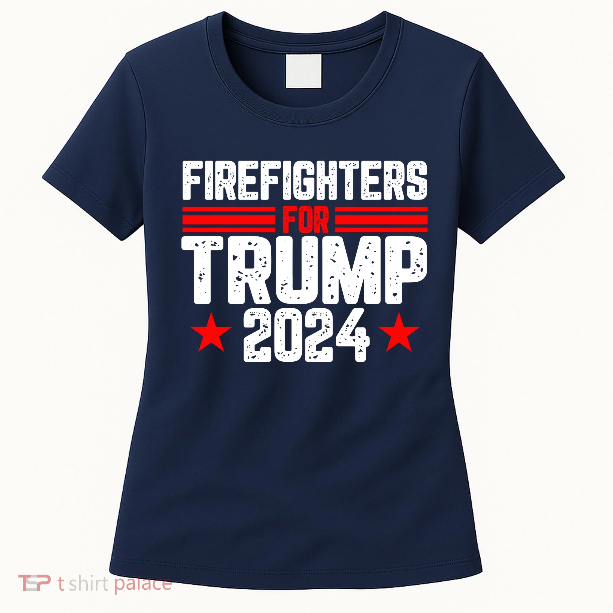 Firefighters For Trump 2024 Women's T-Shirt