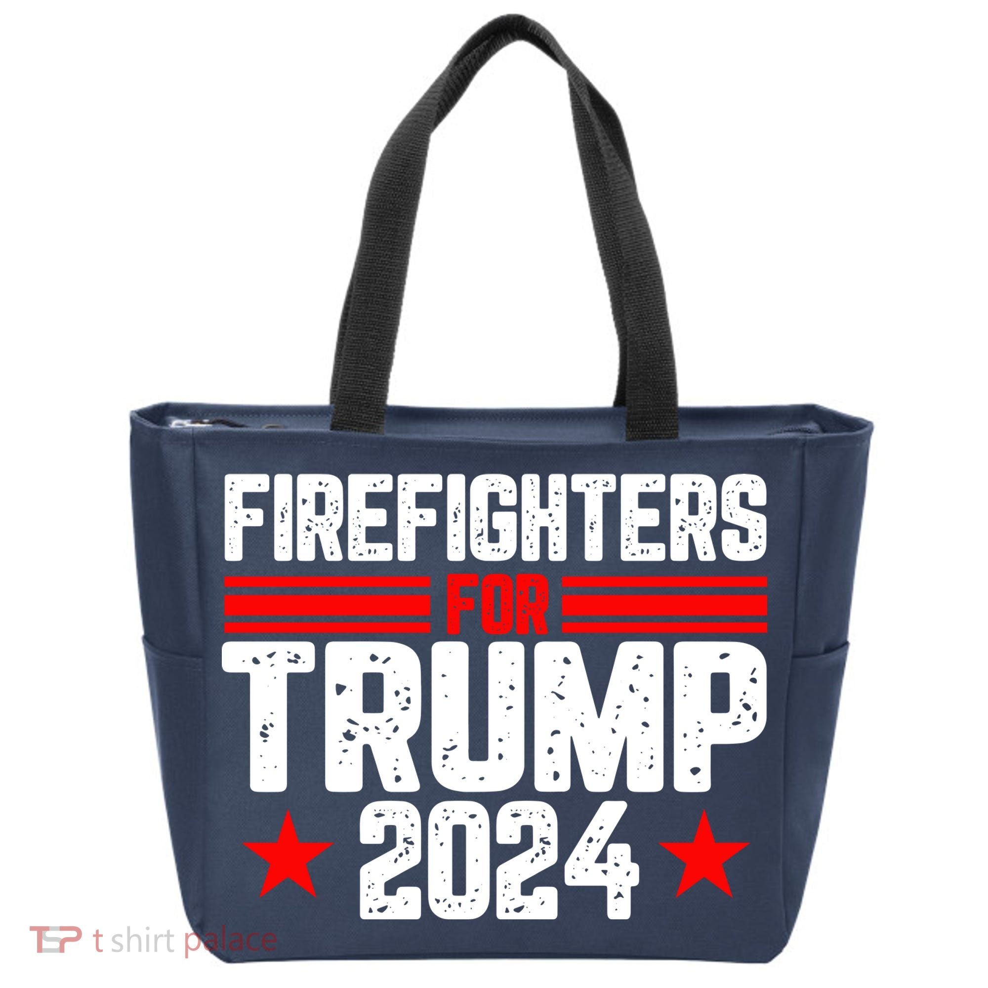 Firefighters For Trump 2024 Tote Bag