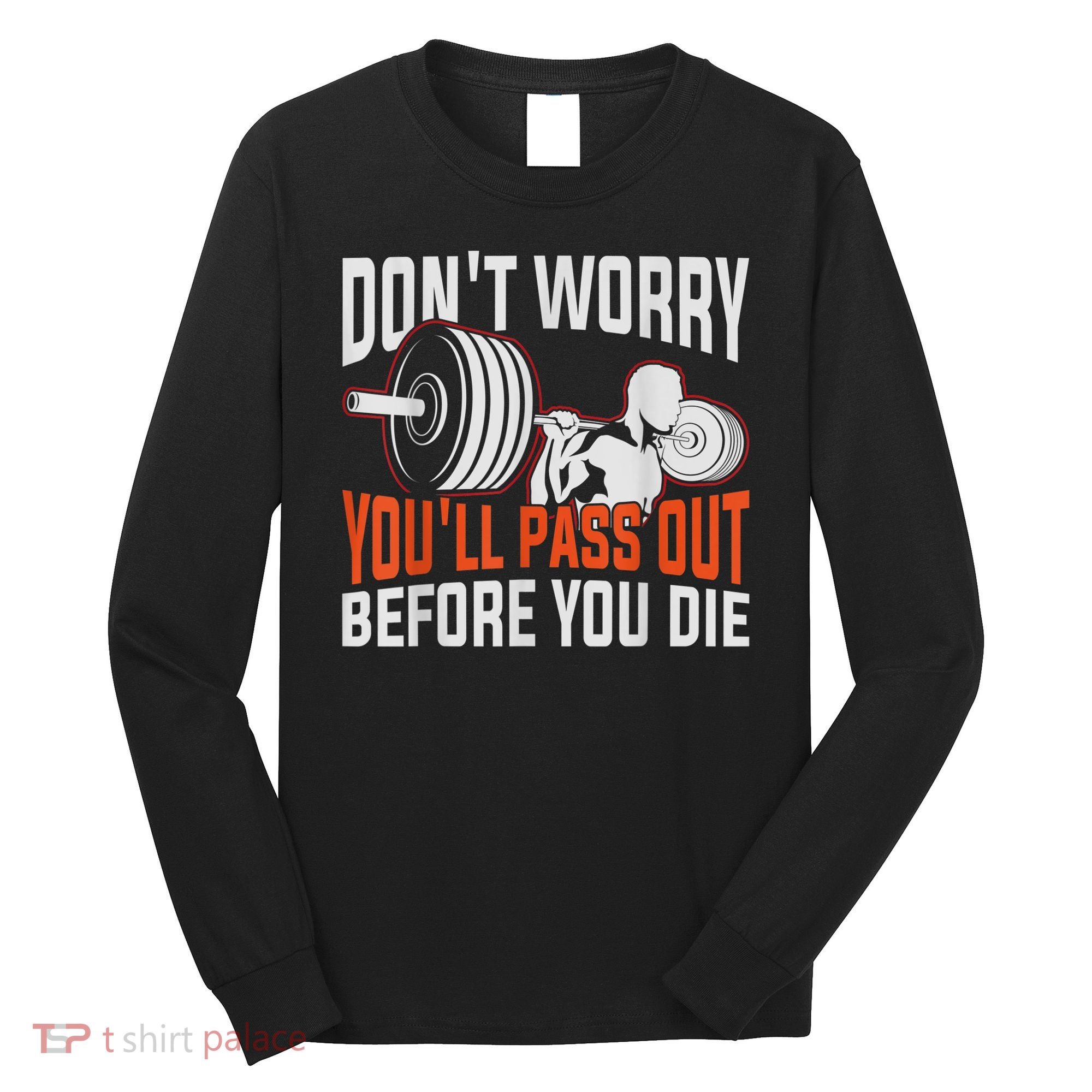 Funny Fitness Trainer Gift Gym Workout Personal Trainer Long Sleeve Shirt