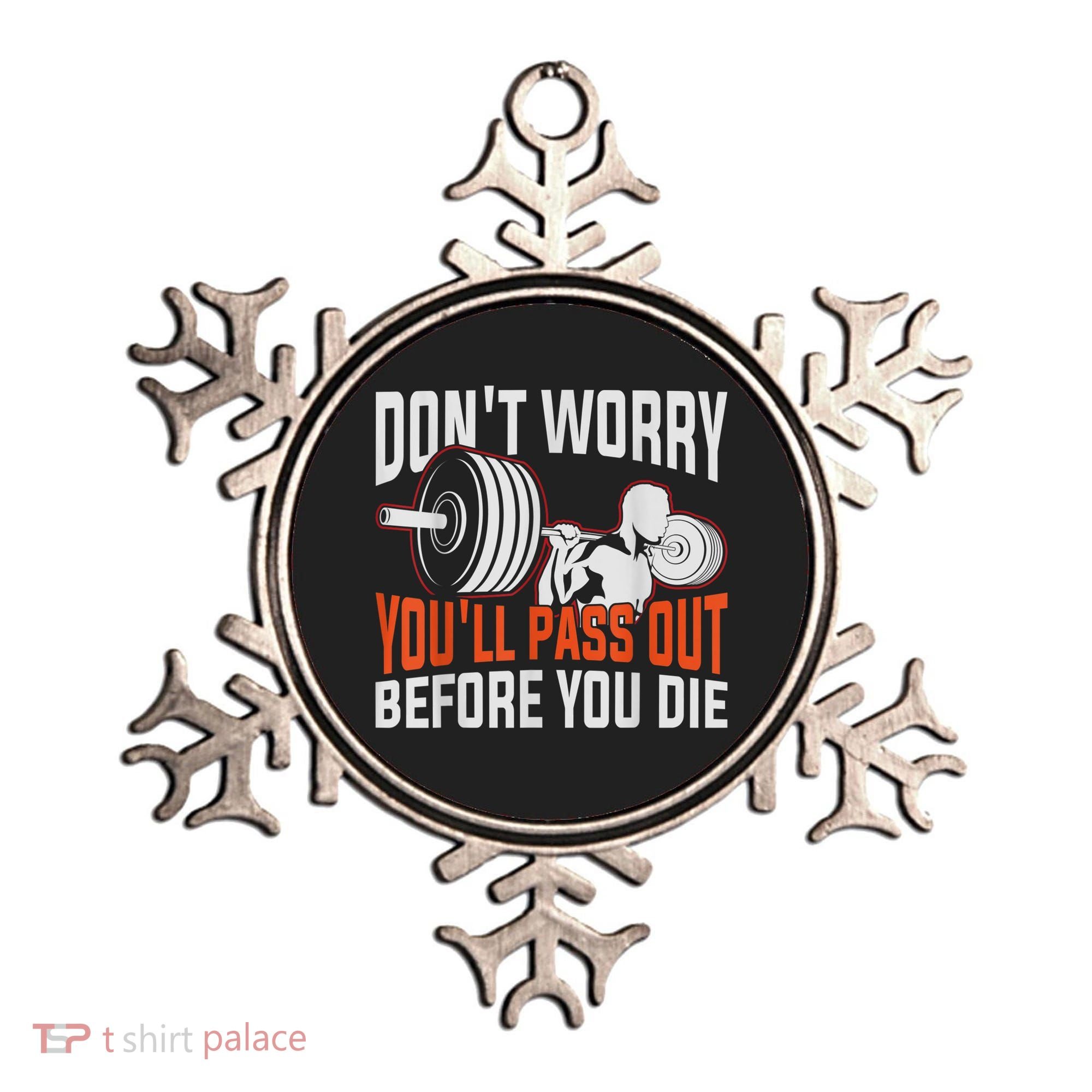 Funny Fitness Trainer Gift Gym Workout Personal Trainer Ornament