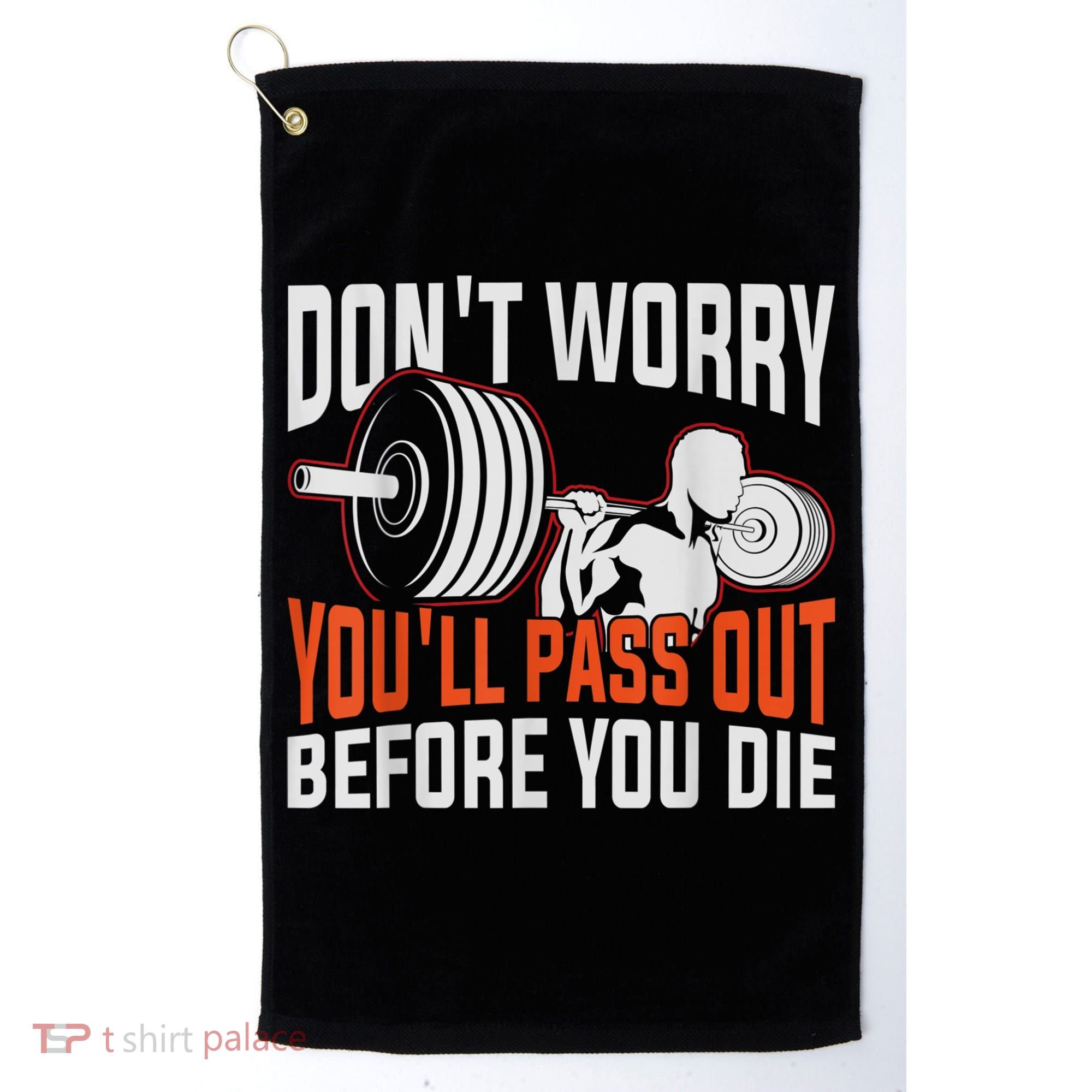 Funny Fitness Trainer Gift Gym Workout Personal Trainer Golf Towel