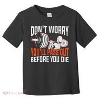 Funny Fitness Trainer Gift Gym Workout Personal Trainer Toddler T-Shirt thumb 0