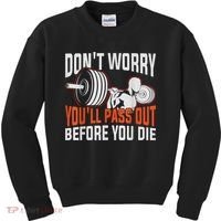 Funny Fitness Trainer Gift Gym Workout Personal Trainer Kids Sweatshirt thumb 0