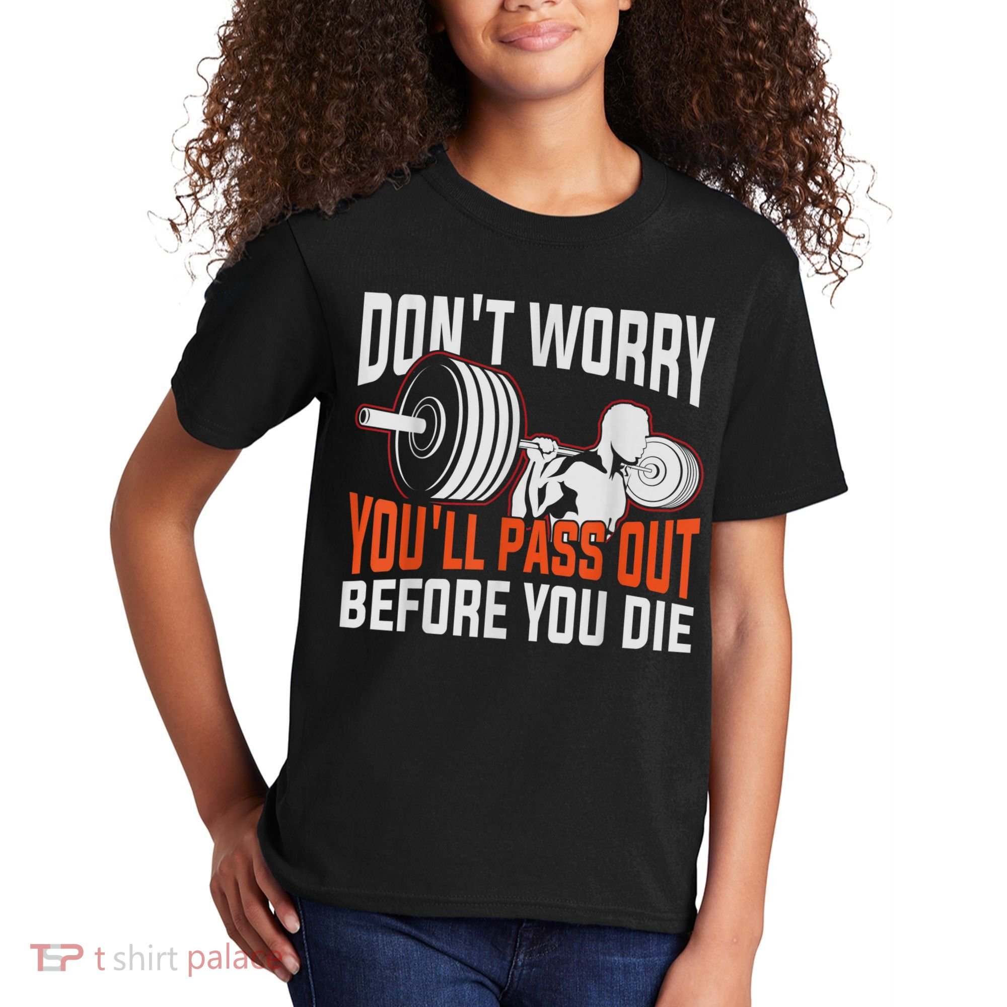 Funny Fitness Trainer Gift Gym Workout Personal Trainer Kids T-Shirt