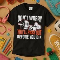Funny Fitness Trainer Gift Gym Workout Personal Trainer Kids T-Shirt thumb 3