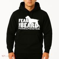 Funny Fear The Beard Gift Funny Pudelpointer Gift Hoodie thumb 2
