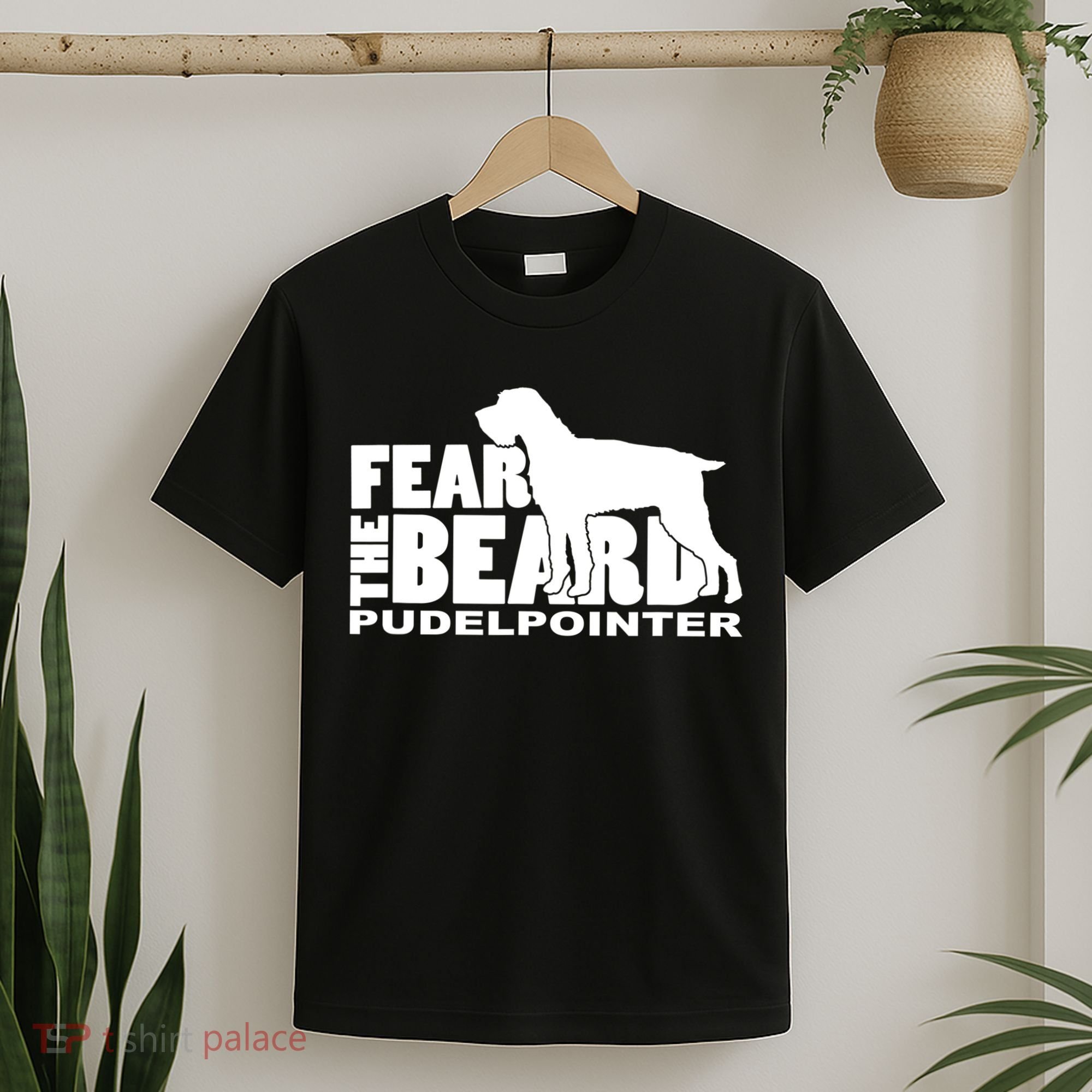 Funny Fear The Beard Gift Funny Pudelpointer Gift T-Shirt