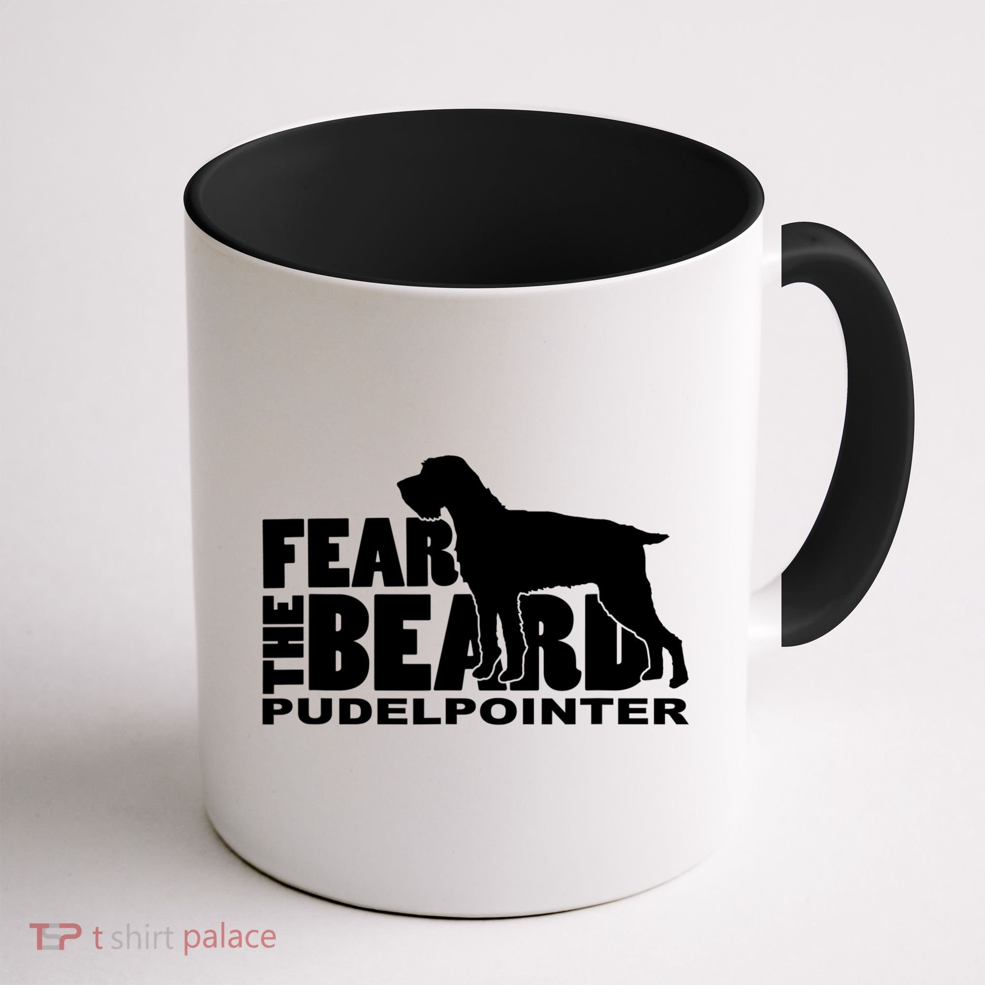Funny Fear The Beard Gift Funny Pudelpointer Gift Coffee Mug