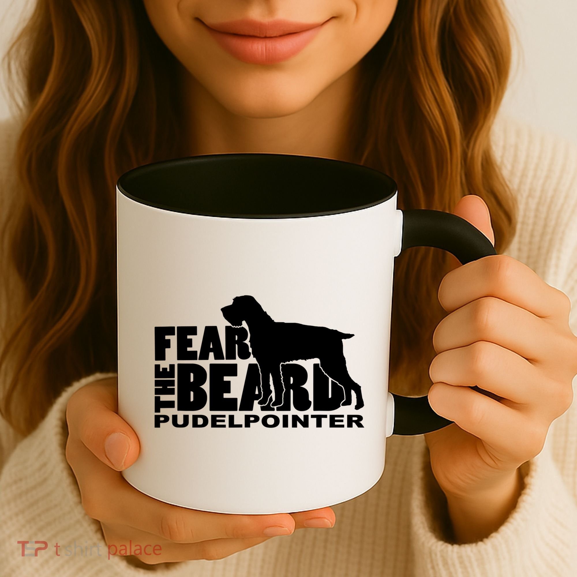 Funny Fear The Beard Gift Funny Pudelpointer Gift Coffee Mug