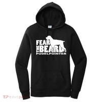 Funny Fear The Beard Gift Funny Pudelpointer Gift Women's Hoodie thumb 0