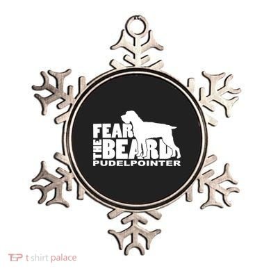 Funny Fear The Beard Gift Funny Pudelpointer Gift Ornament