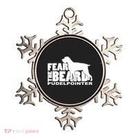 Funny Fear The Beard Gift Funny Pudelpointer Gift Ornament thumb 0