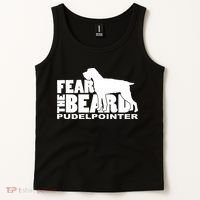 Funny Fear The Beard Gift Funny Pudelpointer Gift Tank Top thumb 2
