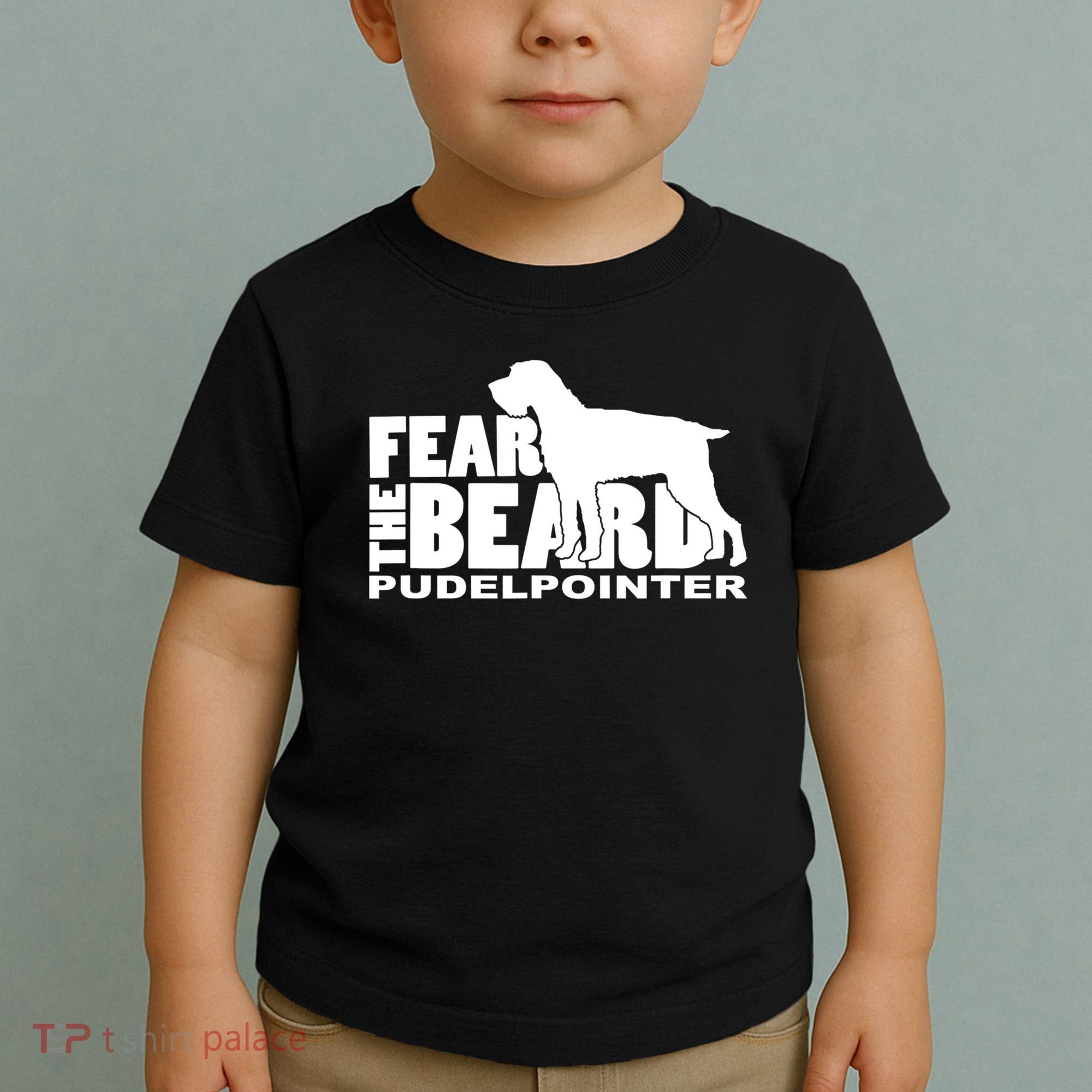 Funny Fear The Beard Gift Funny Pudelpointer Gift Toddler T-Shirt