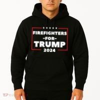 Firefighters For Trump 2024 Hoodie thumb 2
