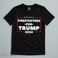 Firefighters For Trump 2024 T-Shirt thumb 5