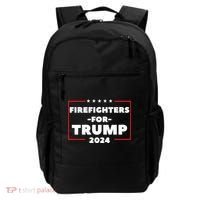 Firefighters For Trump 2024 Backpack thumb 0