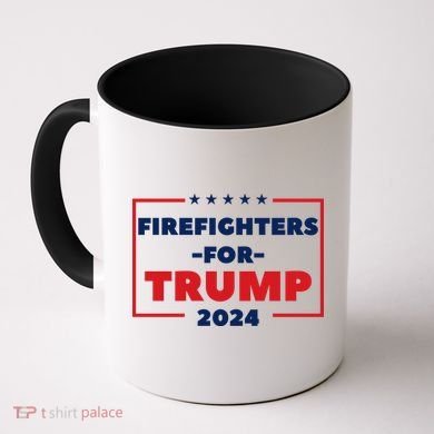 Firefighters For Trump 2024 Coffee Mug