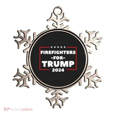 Firefighters For Trump 2024 Ornament