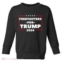 Firefighters For Trump 2024 Toddler Sweatshirt thumb 0