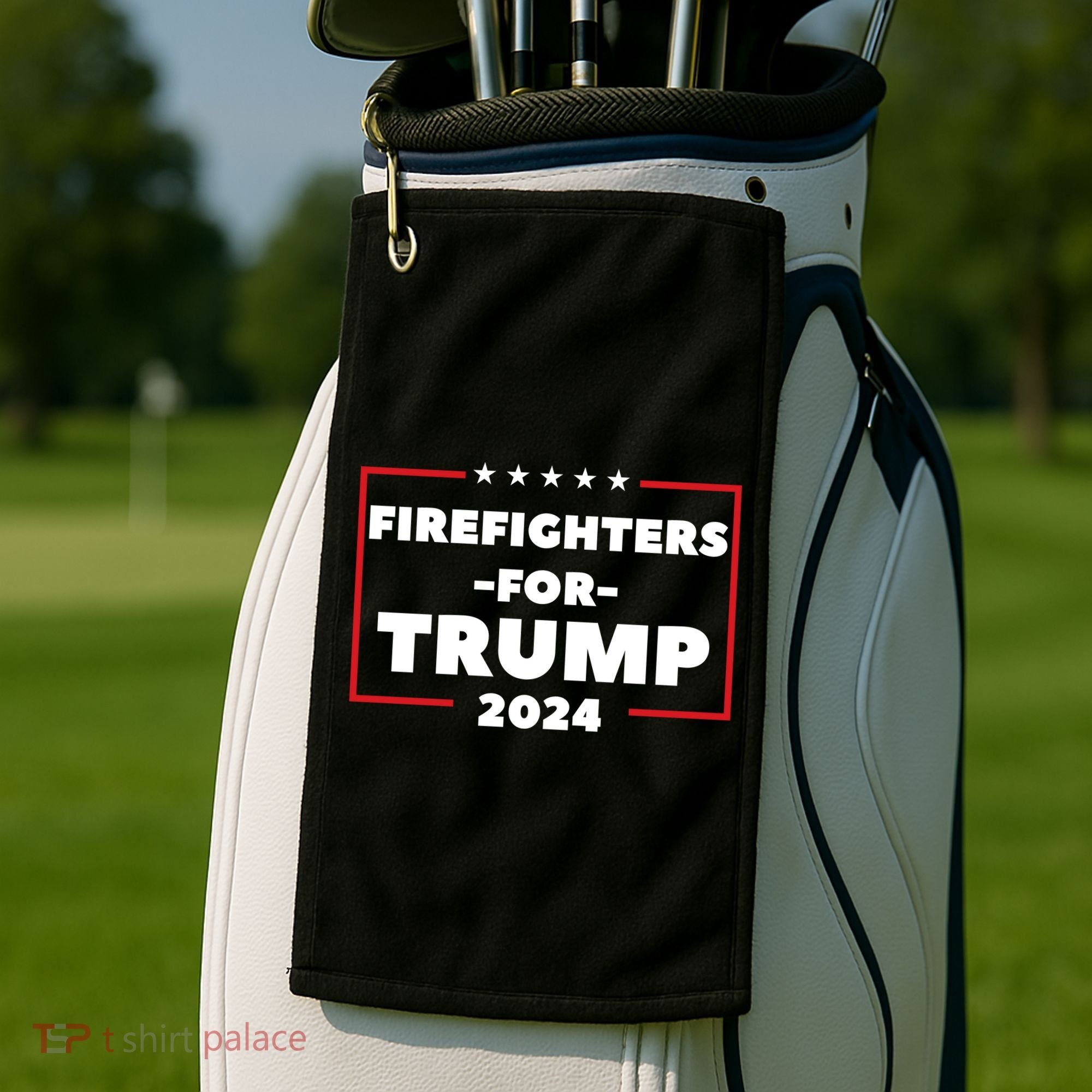 Firefighters For Trump 2024 Golf Towel