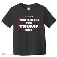 Firefighters For Trump 2024 Toddler T-Shirt thumb 0