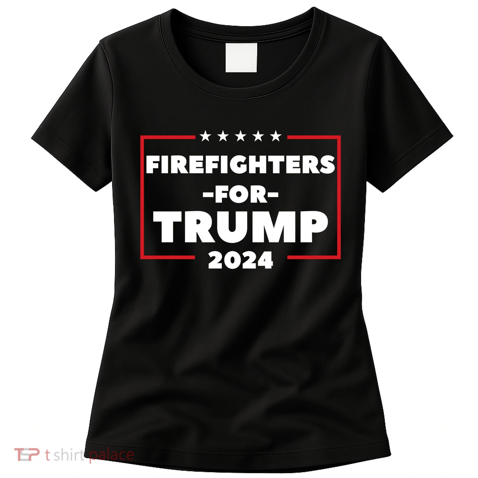 Firefighters For Trump 2024 Women's T-Shirt
