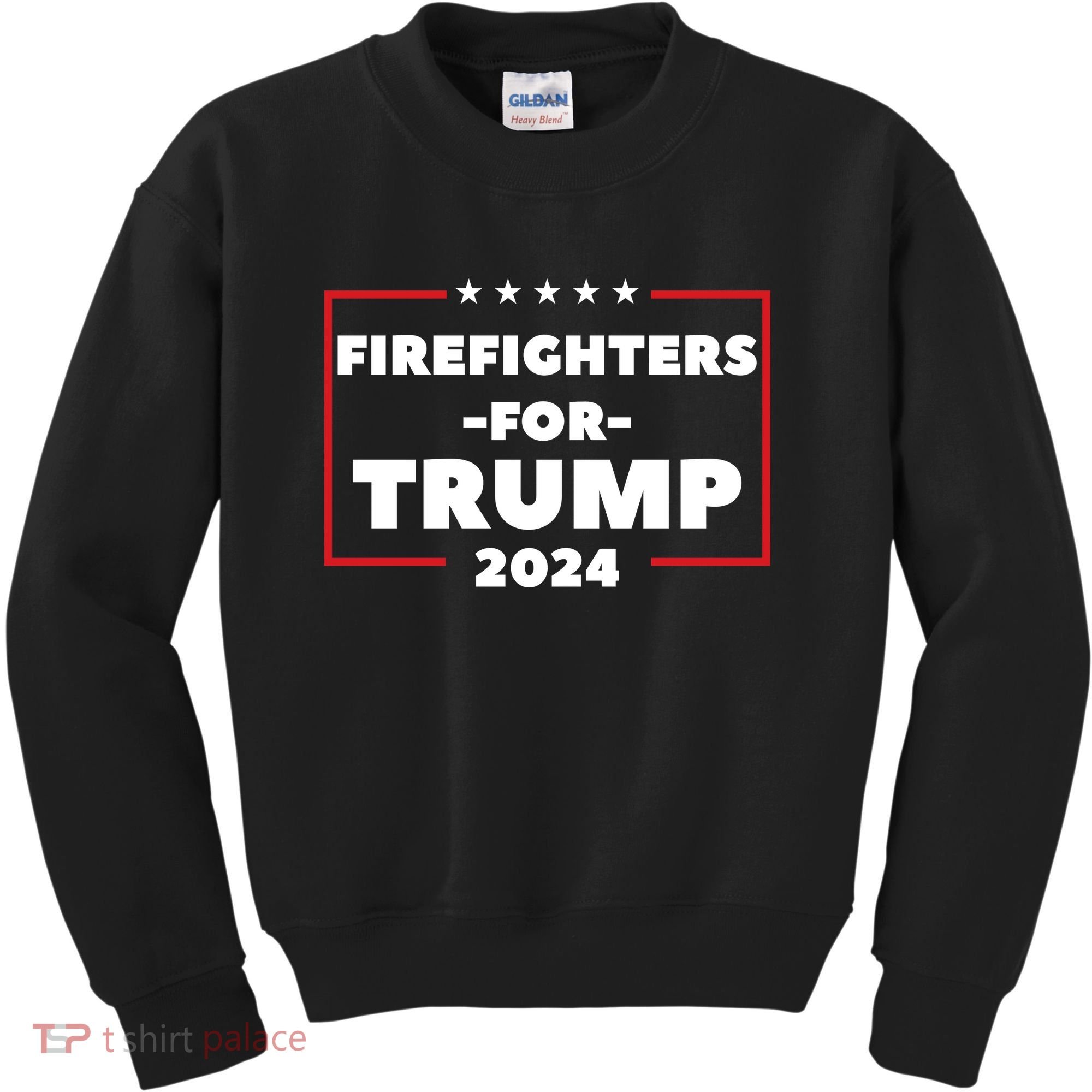 Firefighters For Trump 2024 Kids Sweatshirt