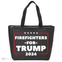 Firefighters For Trump 2024 Tote Bag thumb 0