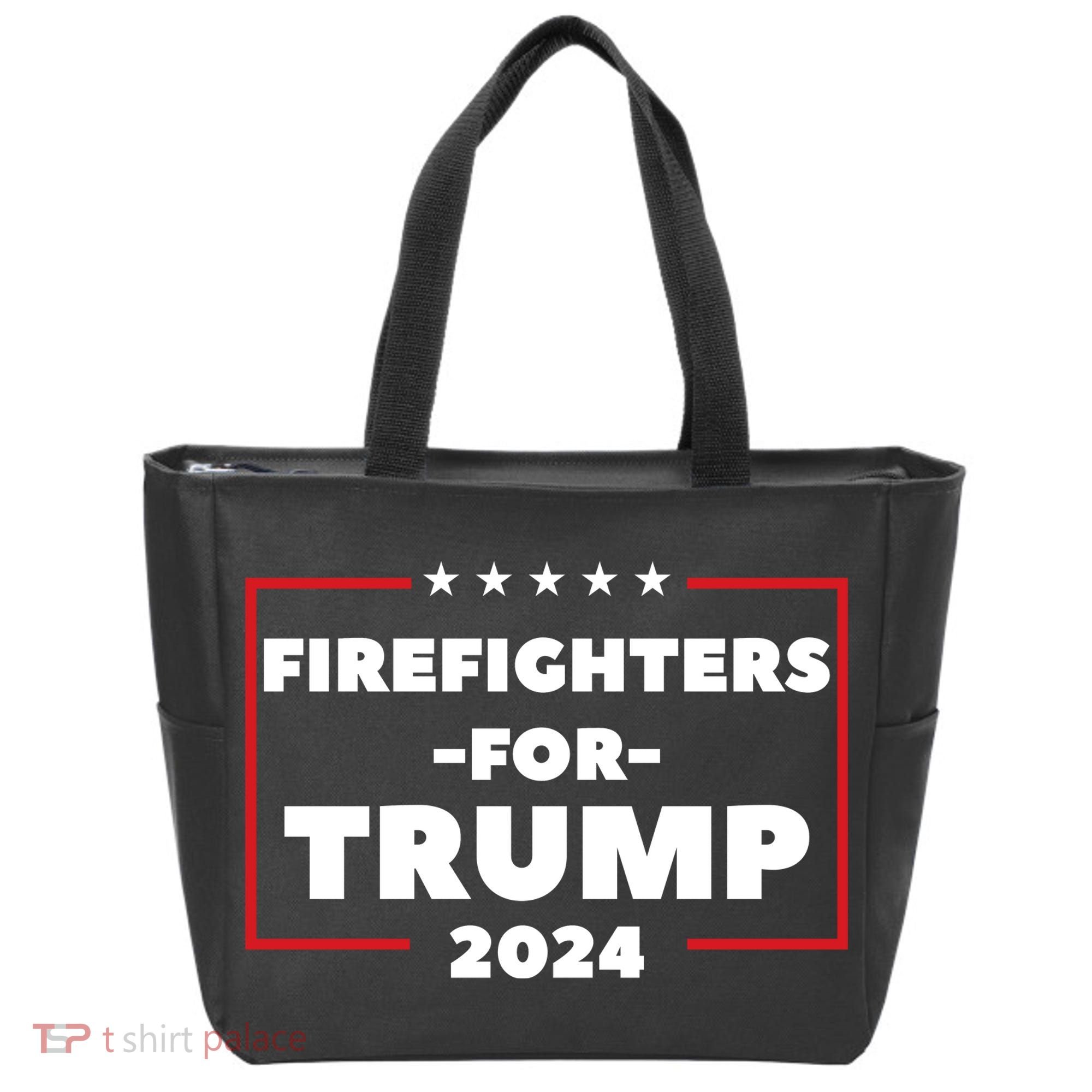 Firefighters For Trump 2024 Tote Bag