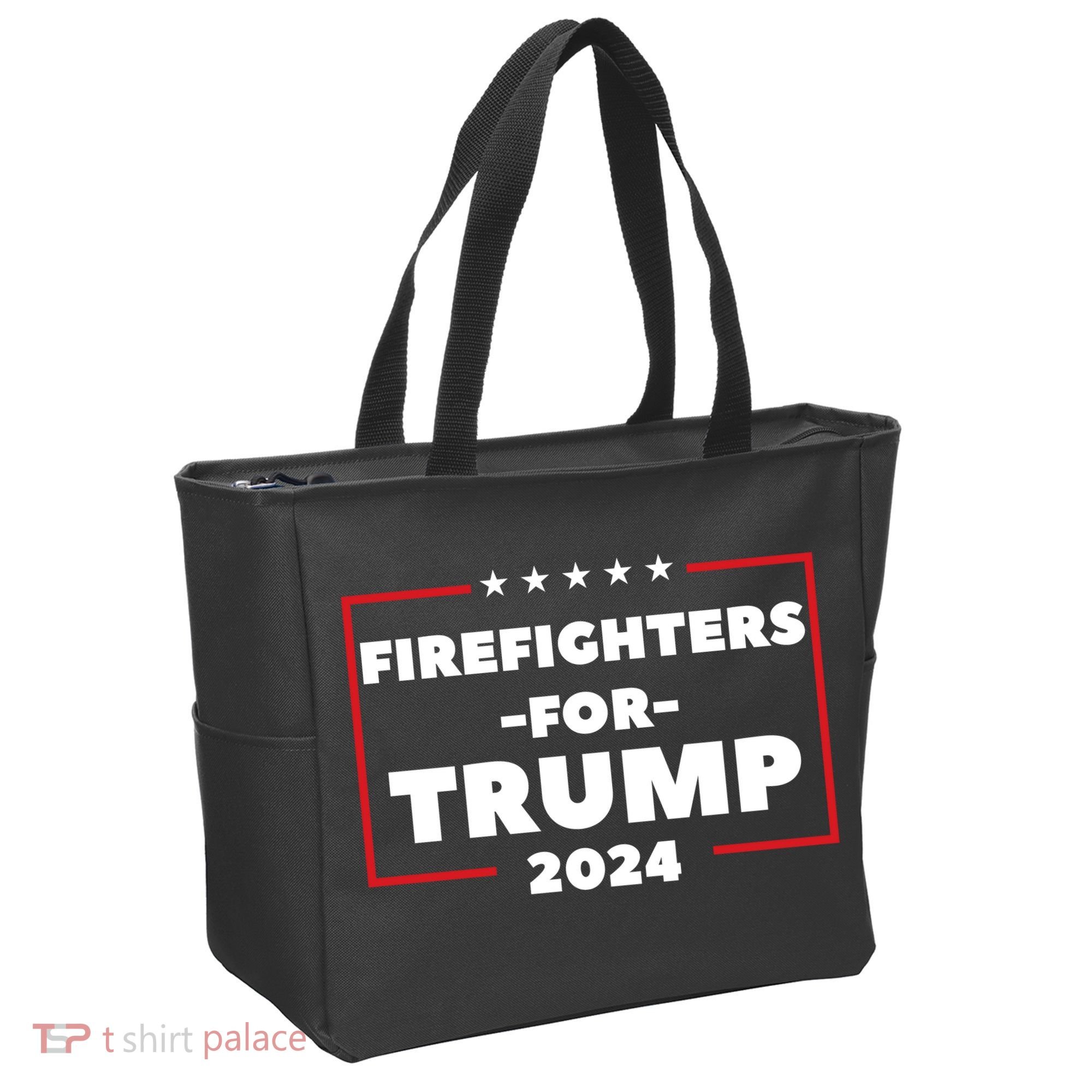 Firefighters For Trump 2024 Tote Bag